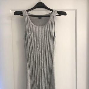 Armani Exchange Silver Bandeau Mini Dress